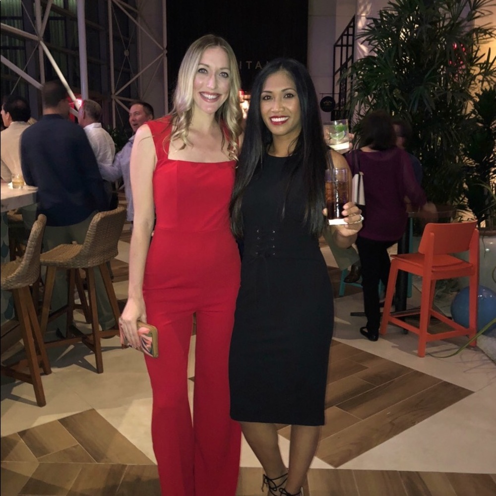 Lulus ENTICING ENDEAVORS RED JUMPSUIT